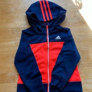 Adidas Kids Full Zip Hooded Jacket Size 3T